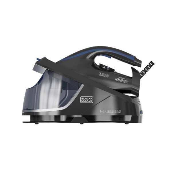 Black+Decker ES9180320B &aring;ngstation, 2800 W, 8 bar, 1,5 l, svart