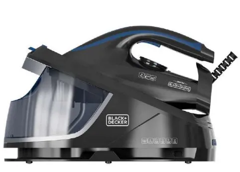 Black+Decker ES9180320B &aring;ngstation, 2800 W, 8 bar, 1,5 l, svart
