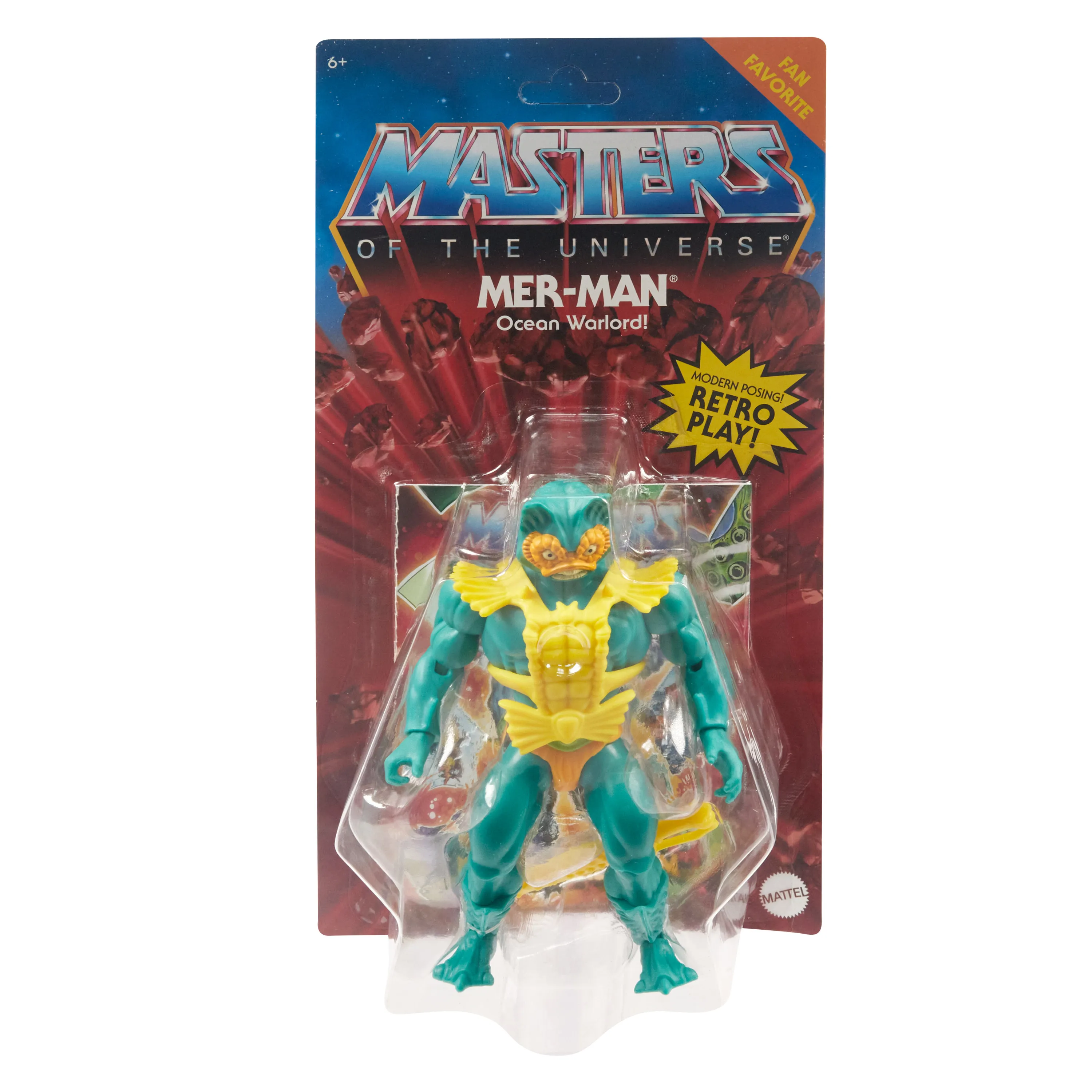 Mattel Masters of the Universe Origins Action Figure Mer Man, Toy Figure (14 cm)