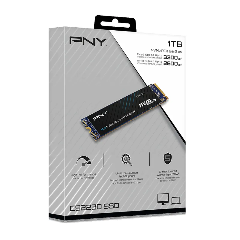 PNY CS2230 1TB, PCIe 3.0, M.2 - SSD