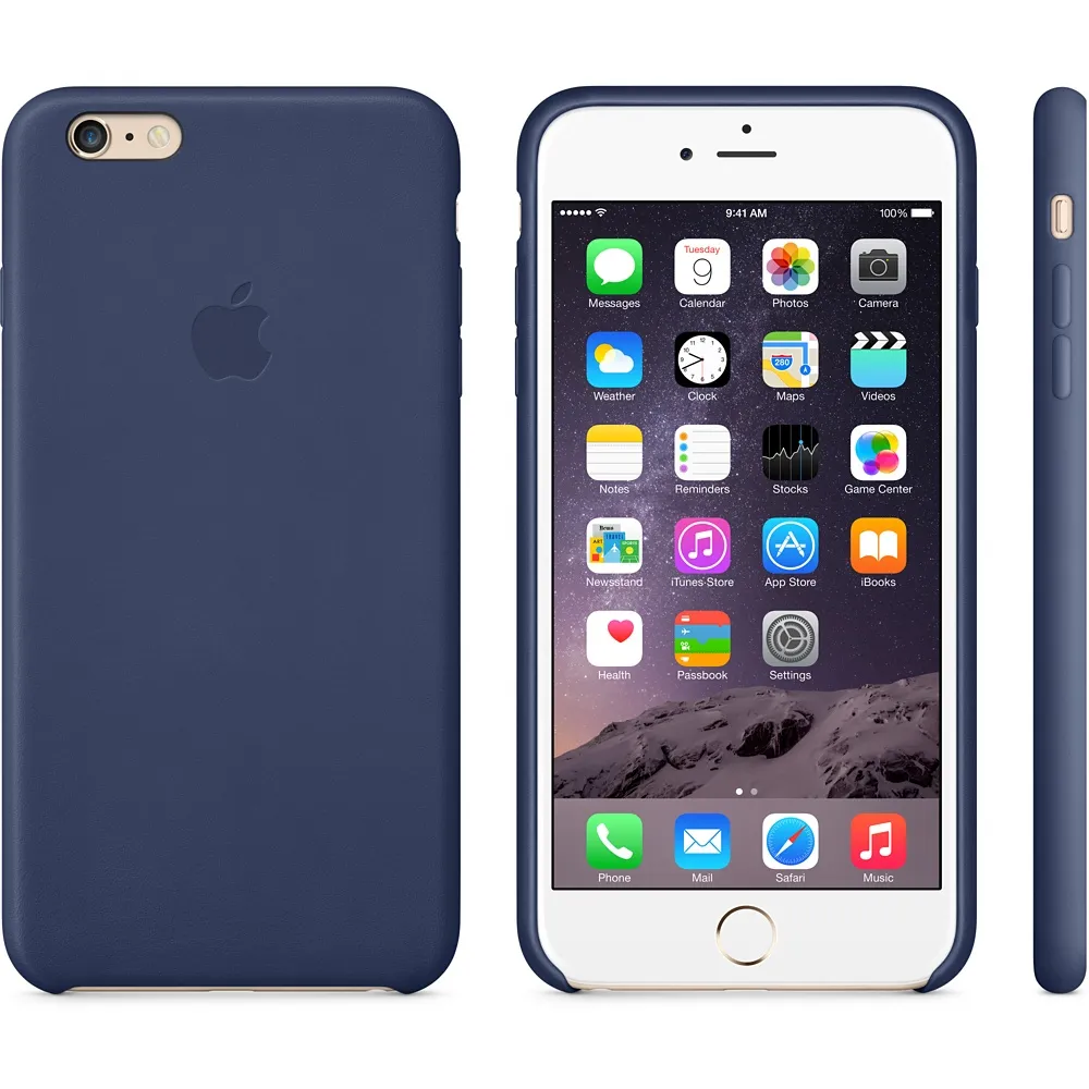 Apple iPhone 6 Plus/6s Plus - Leather Case, Blue