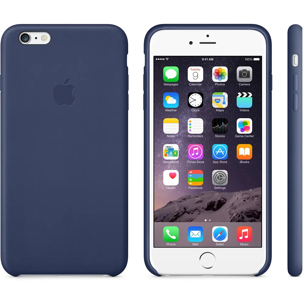 Apple iPhone 6 Plus/6s Plus - Leather Case, Blue