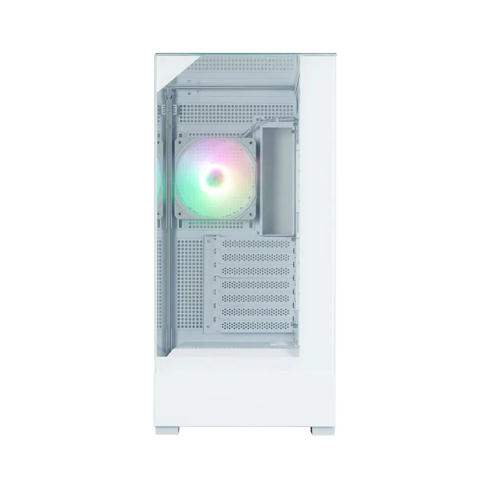 Zalman P40 Prism Midi-Tower Case with window, with RGB lighting, White
