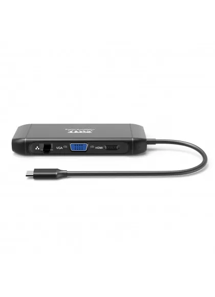 Port Designs USB-C Dual Screen Travel Docking Station 1 x 4K, 100W PD