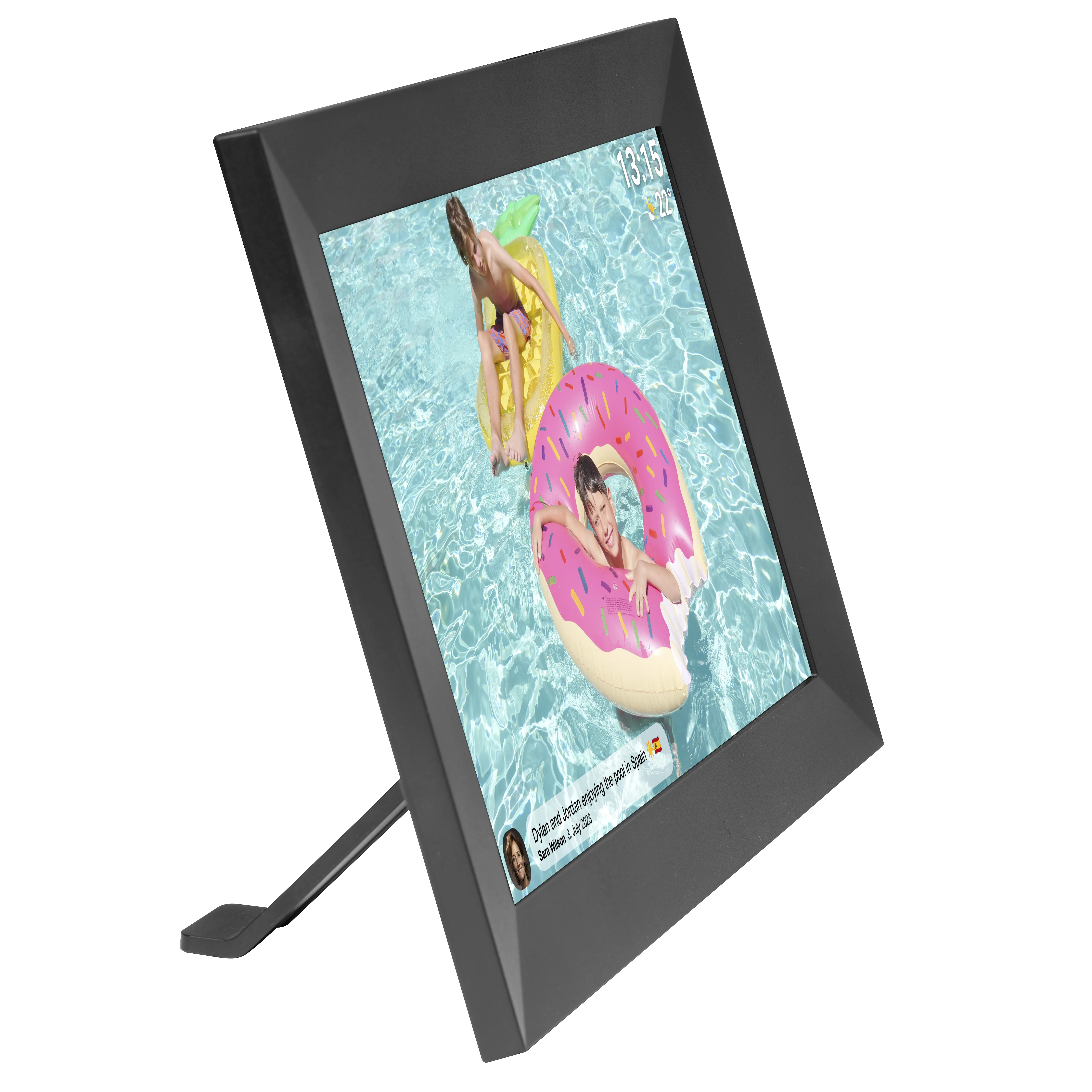 Denver Social PhotoFrame 10,1&quot; IPS Black