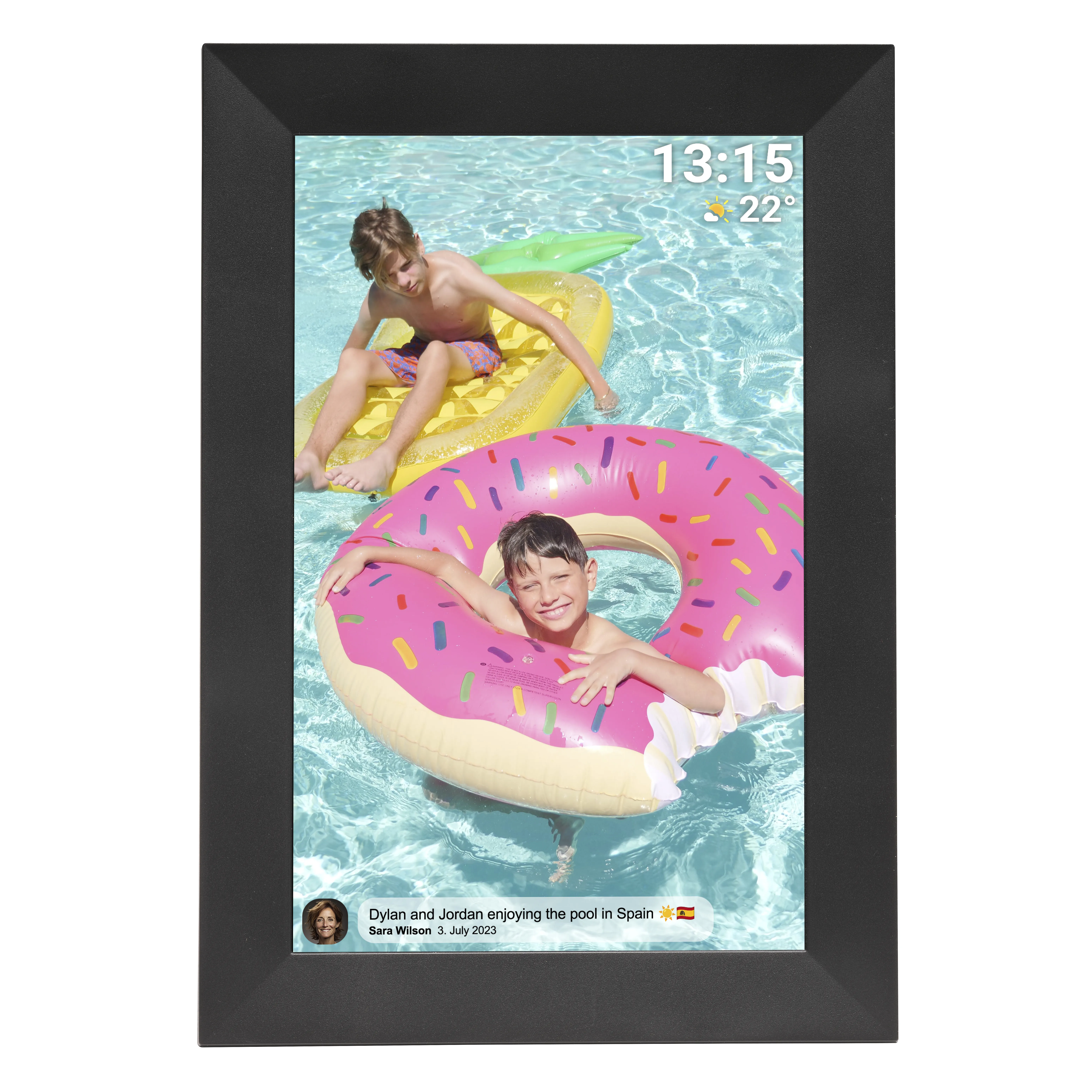 Denver Social PhotoFrame 10,1&quot; IPS Black