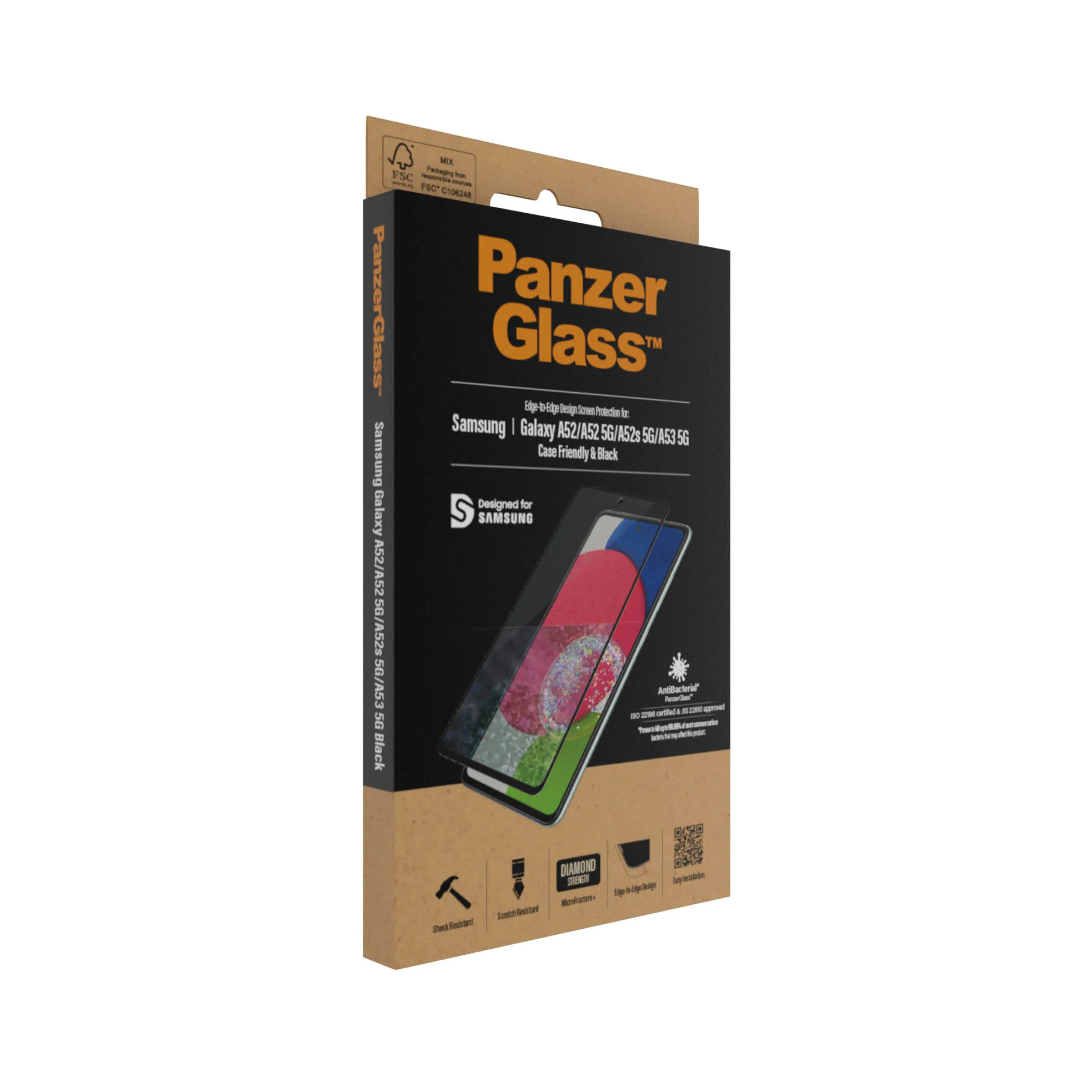PanzerGlass Case Friendly, Galaxy A52 - Screen Glass