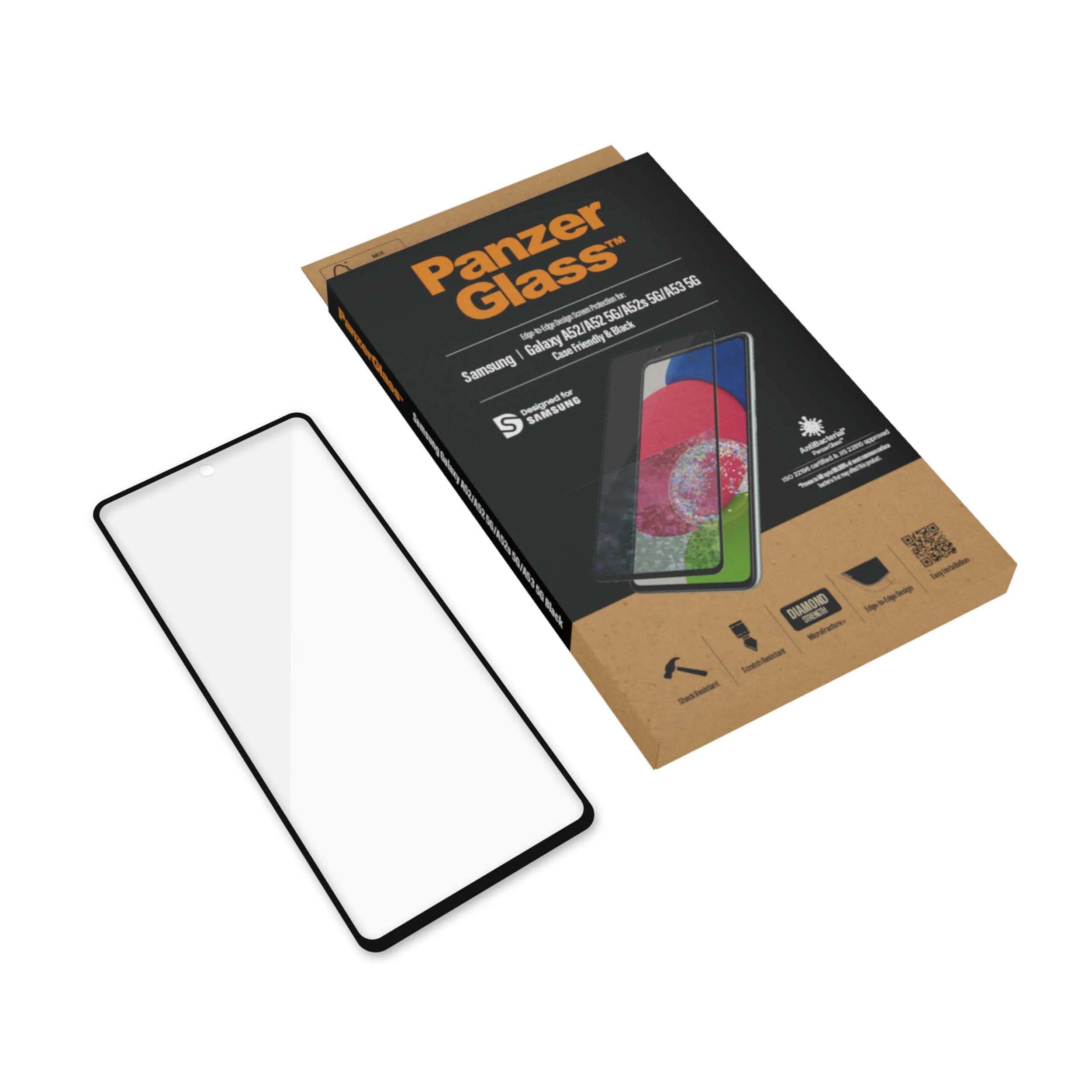PanzerGlass Case Friendly, Galaxy A52 - Screen Glass
