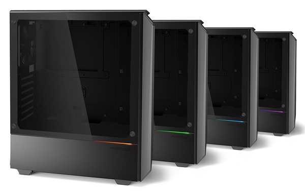 Phanteks Eclipse P300 Mid Tower Case. Tempered Glass. Black