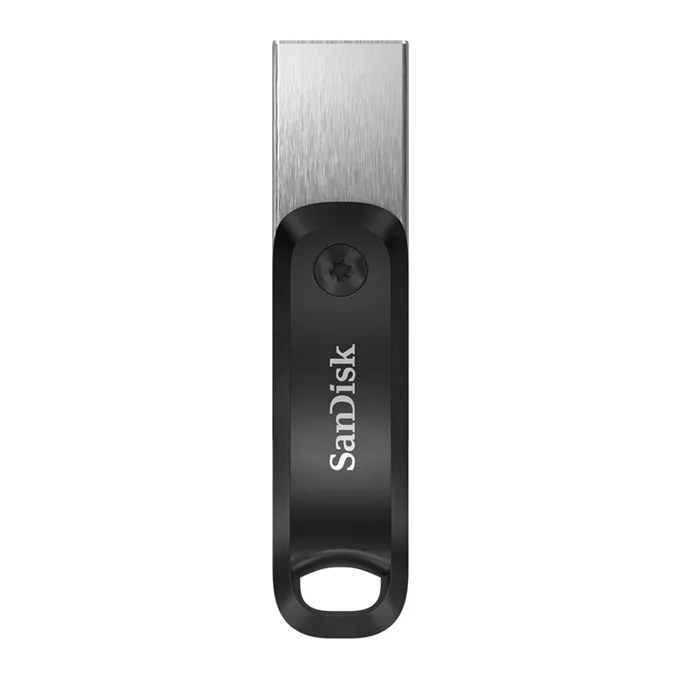 SanDisk iXpand Go USB-A / Lightning USB 3.2 Gen 1 128GB memory stick, Grey/Silver