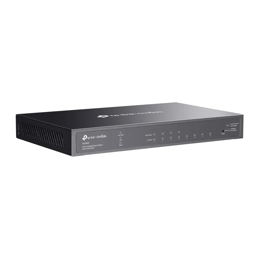 TP-LINK Omada 8-Port Gigabit Smart Switch with 4-Port PoE+