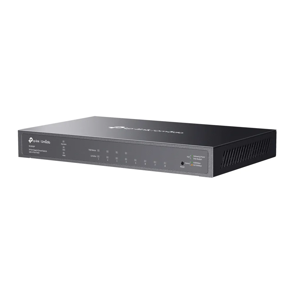 TP-LINK Omada 8-Port Gigabit Smart Switch with 4-Port PoE+