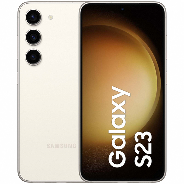 Samsung Galaxy S23 256/8 GB Android - mobiltelefon, Cremevit