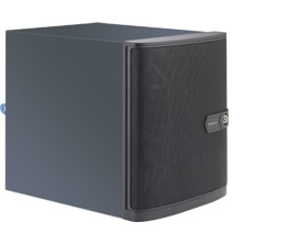 Supermicro SuperServer 5028D-TN4T - Palvelin - MT - 1 x Xeon D-1541 / 2.1 GHz - RAM 0 MB - SATA - pikavaihto 3.5" - ei kiintolevyä - AST2400 - GigE, 10 GigE - e