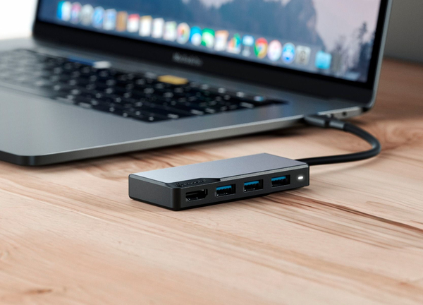 ALOGIC USB-C Fusion CORE 5 in 1 HDMI &amp; USB Hub &ndash; Space Grey