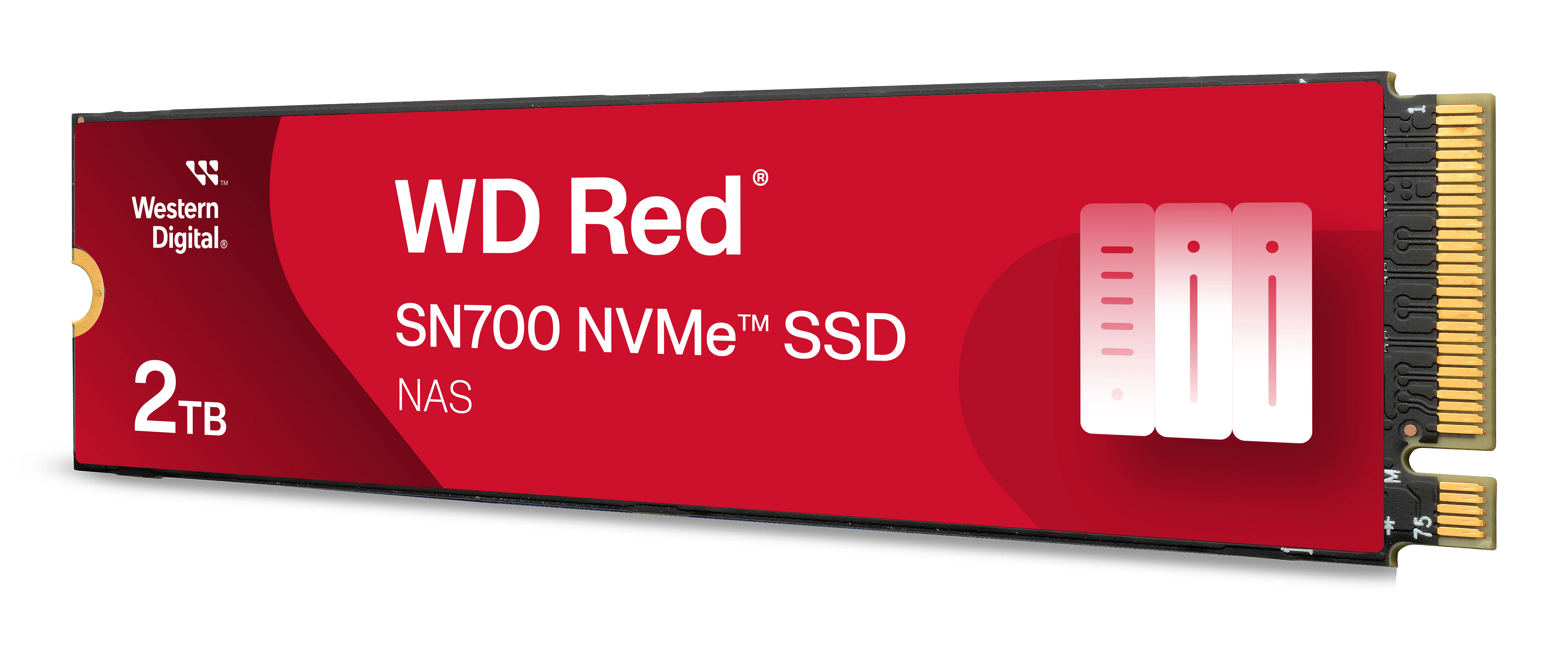 WD Red SN700 2 Tt M.2 PCIe 3.0 NVMe -SSD-levy