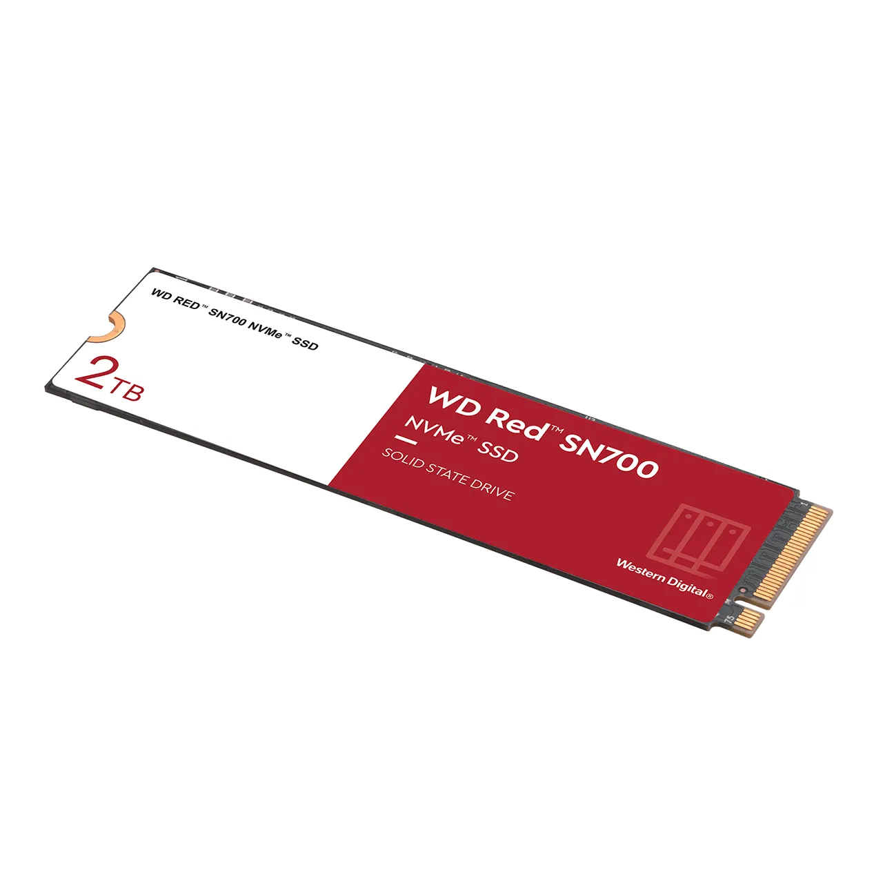 WD Red SN700 2 Tt M.2 PCIe 3.0 NVMe -SSD-levy