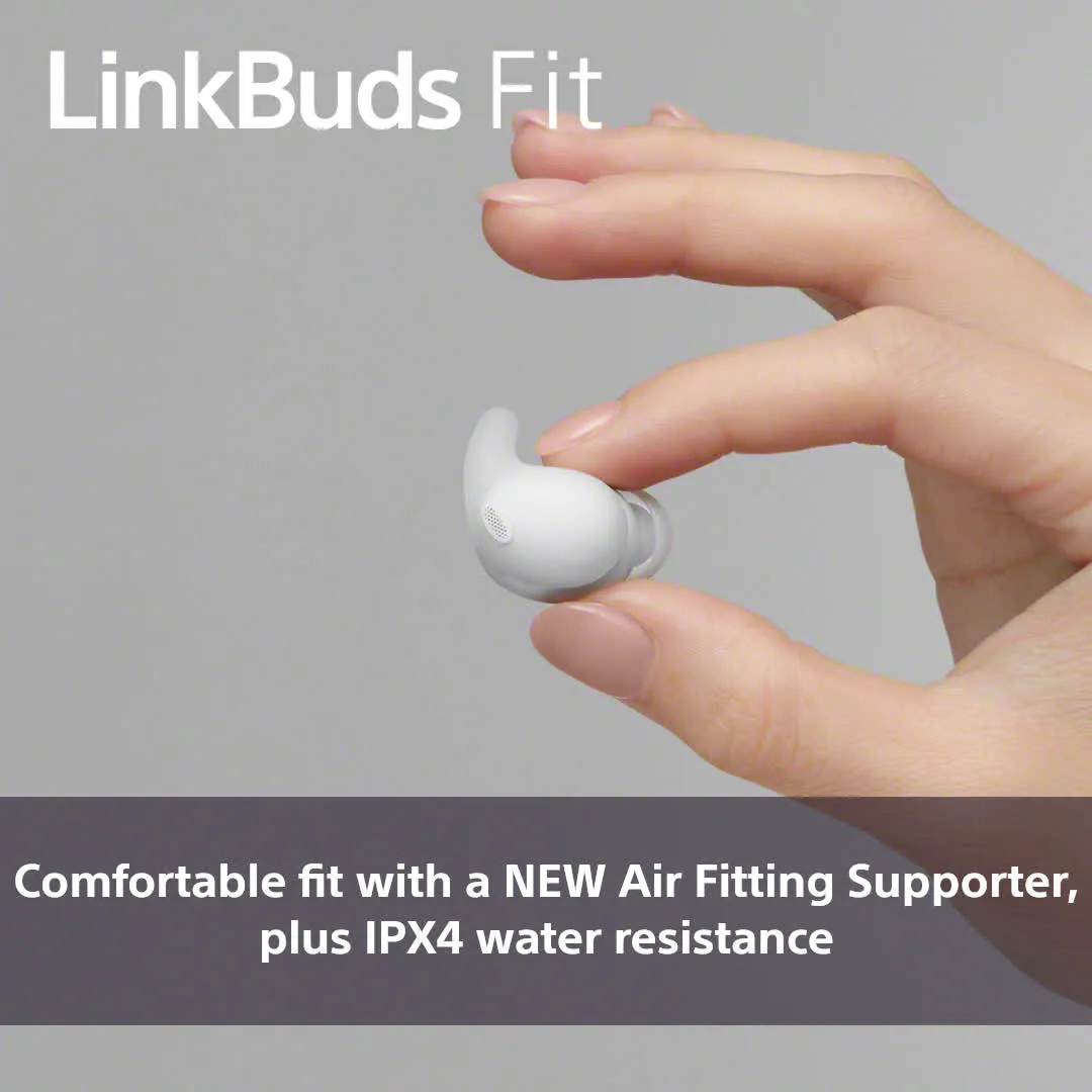 Sony LinkBuds Fit ANC Wireless Earbuds, Green