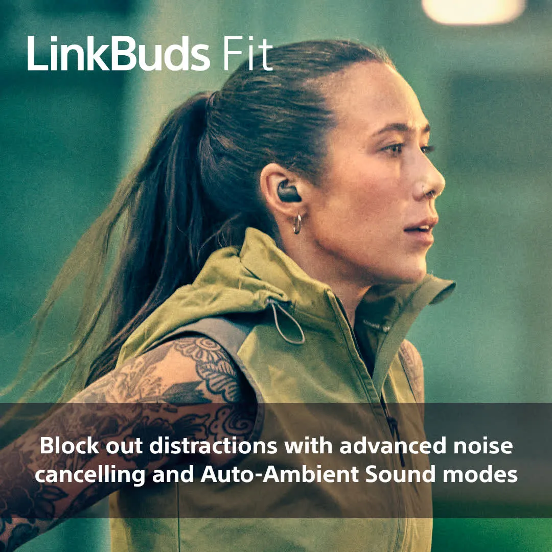 Sony LinkBuds Fit ANC Wireless Earbuds, Green