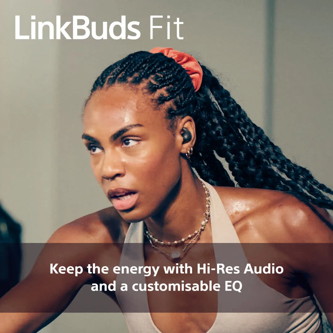 Sony LinkBuds Fit ANC Wireless Earbuds, Green