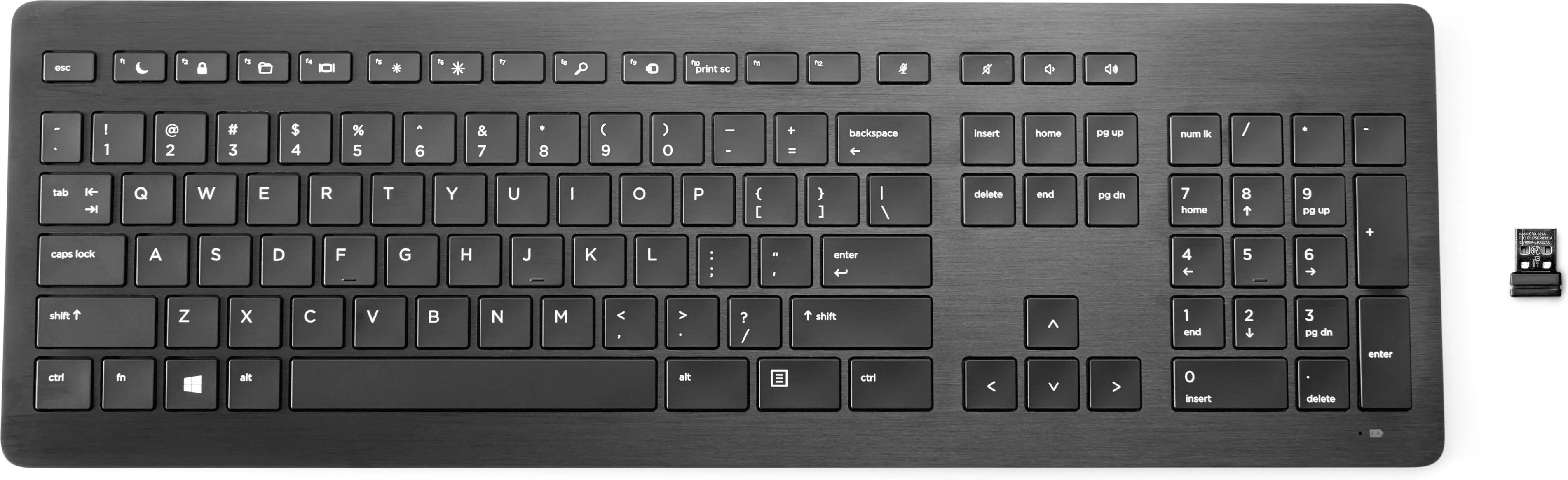 HP Wireless Premium -langaton näppäimistö, musta (pohjoismainen)
