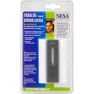Nexa langaton lis&auml;vastaanotin(soittokello), sopii GT-243