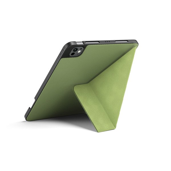 Epico SolidWoven Flip Case | iPad Pro 11" (3.-6. gen)/Air 10,9" (A14-M1)/Air 11" (M2-M4) | Green | Integrated Stand  &amp;  Apple Pencil Storage