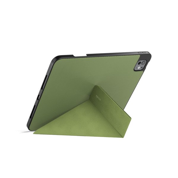 Epico SolidWoven Flip Case | iPad Pro 11" (3.-6. gen)/Air 10,9" (A14-M1)/Air 11" (M2-M4) | Green | Integrated Stand  &amp;  Apple Pencil Storage