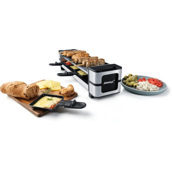 Steba RC 140 Raclette Grill, 600 W, Black / Stainless steel