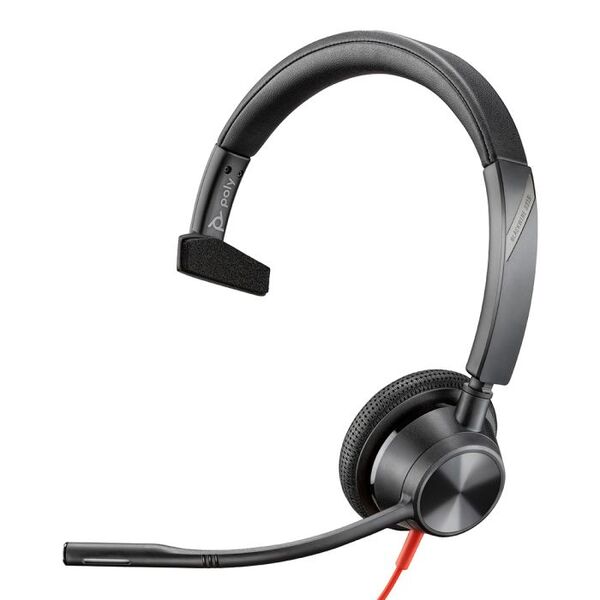 HP Poly Blackwire 3315 USB-C monoheadset, svart