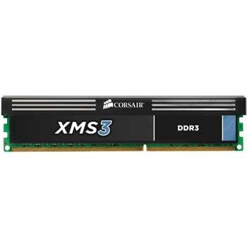 Corsair 2GB (1x2GB) XMS3, DDR3 1333MHz - Black