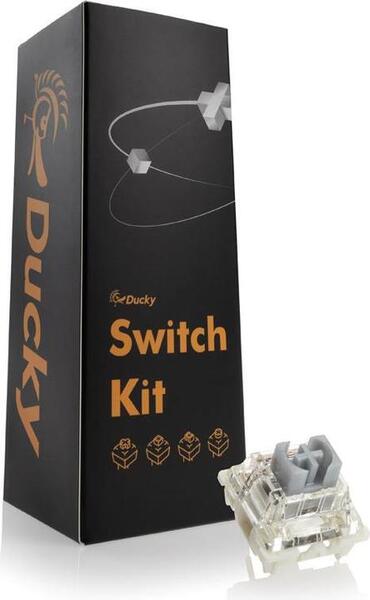 Ducky Gateron G Pro Silver Mechanical Keyboard Switches, 110 pieces