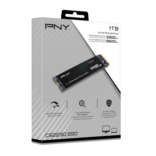 PNY CS2230 1TB, PCIe 3.0, M.2 - SSD