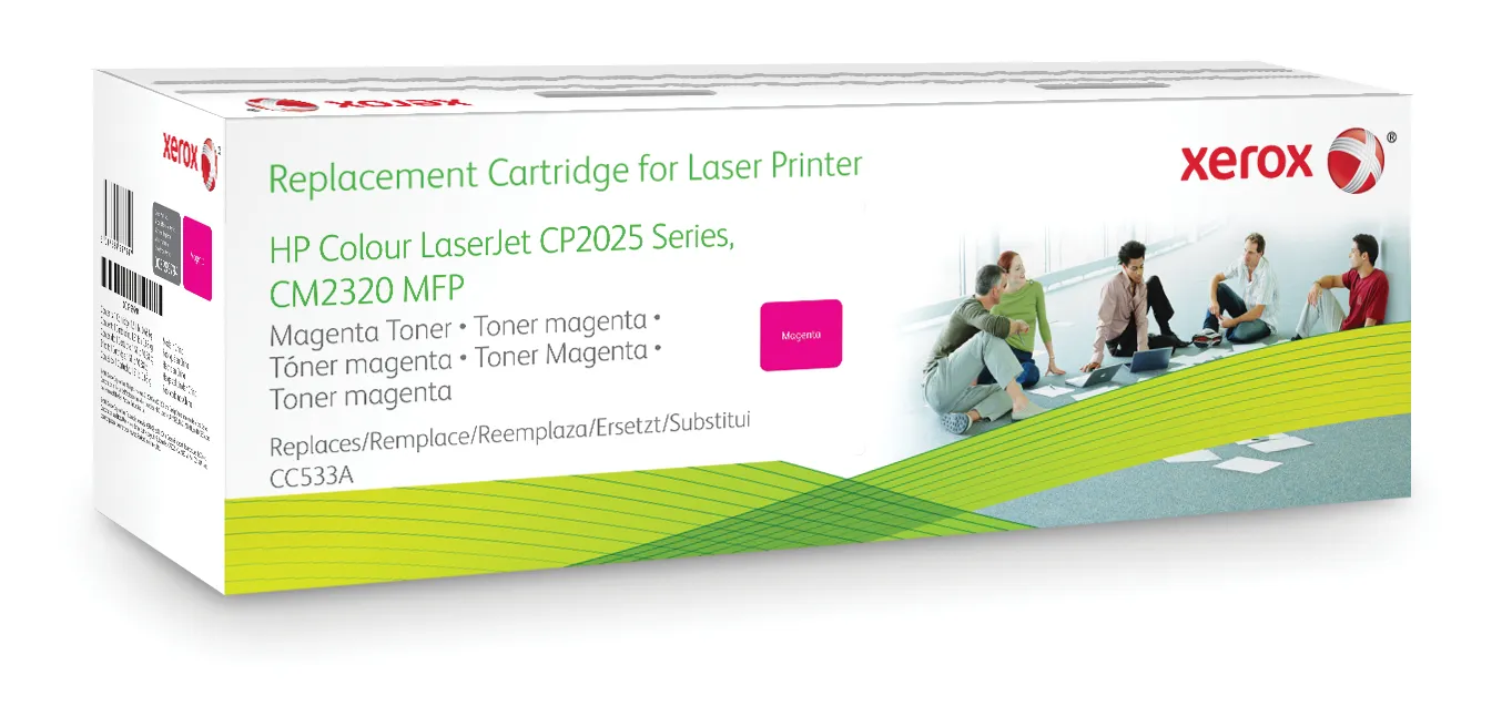 Xerox - Magenta - v&auml;riainekasetti (vastaavuus: HP CC533A) malleihin HP Color LaserJet CM2320fxi, CM2320n, CM2320nf, CP2025, CP2025dn, CP2025n, CP2025x