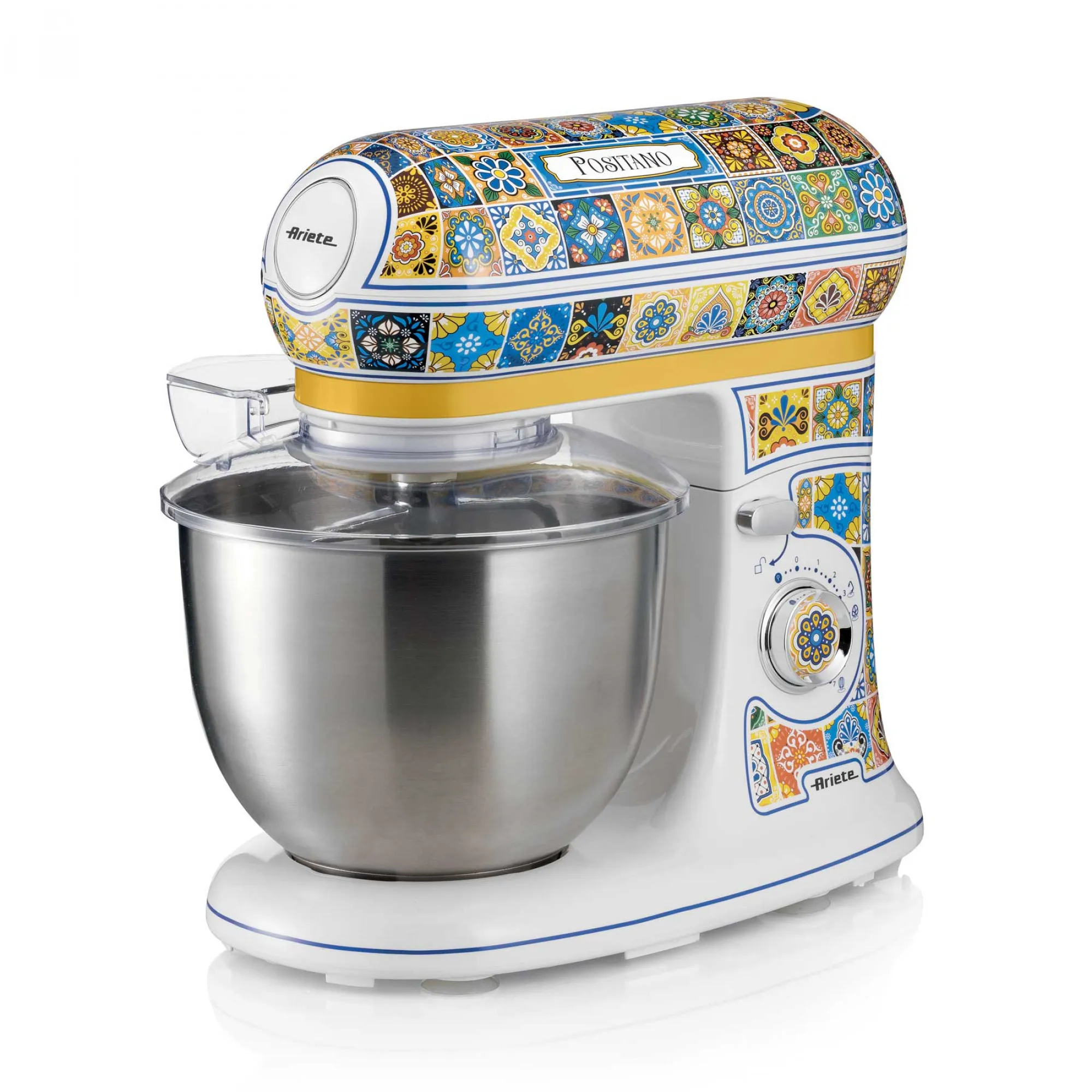 Ariete Positano 1588/0P K&ouml;ksmaskin, 2400 W, 5,5 L, Bl&aring;, Gul