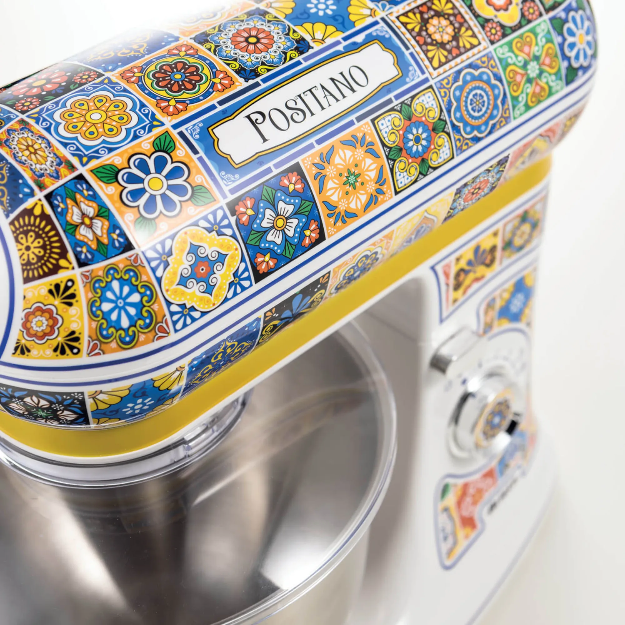 Ariete Positano 1588/0P K&ouml;ksmaskin, 2400 W, 5,5 L, Bl&aring;, Gul