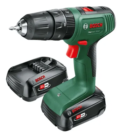 Bosch Cordless Impact Drill EasyImpact 18V-40 (green/black, 2x Li-Ion battery 2.0Ah, case)