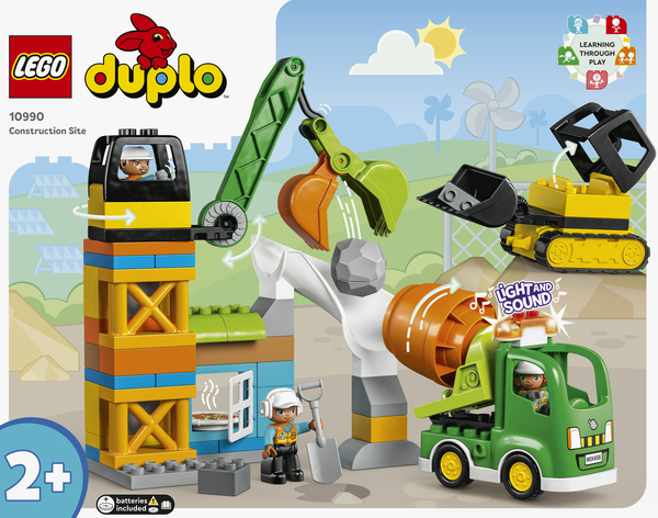 Lego Duplo Construction Site with Construction Vehicles10990