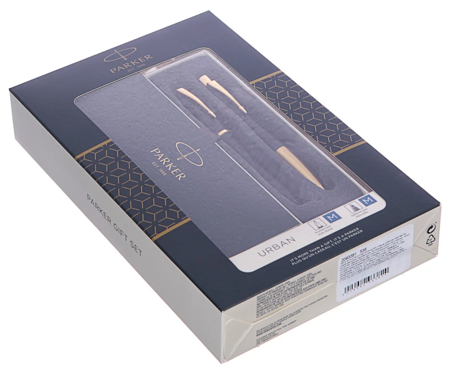 Parker Duoset Urban GT matt black - BallPoint+Fountain Pen