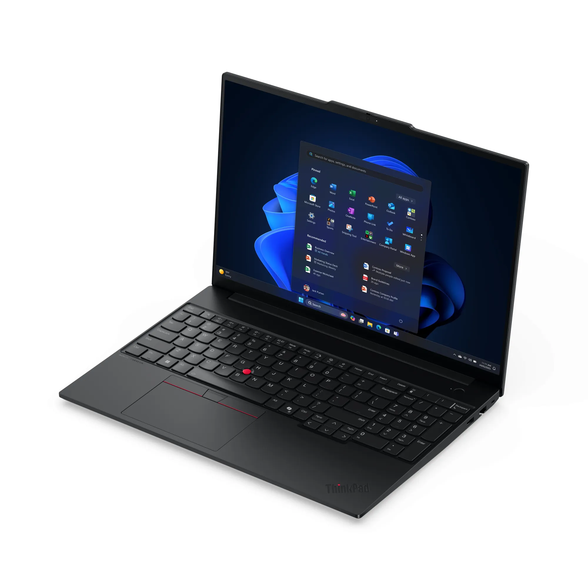 Lenovo ThinkPad E16 Gen 3 (AMD) 16" 220, 16 GB, 512 GB SSD, Win 11 Pro - bärbar dator, Svart