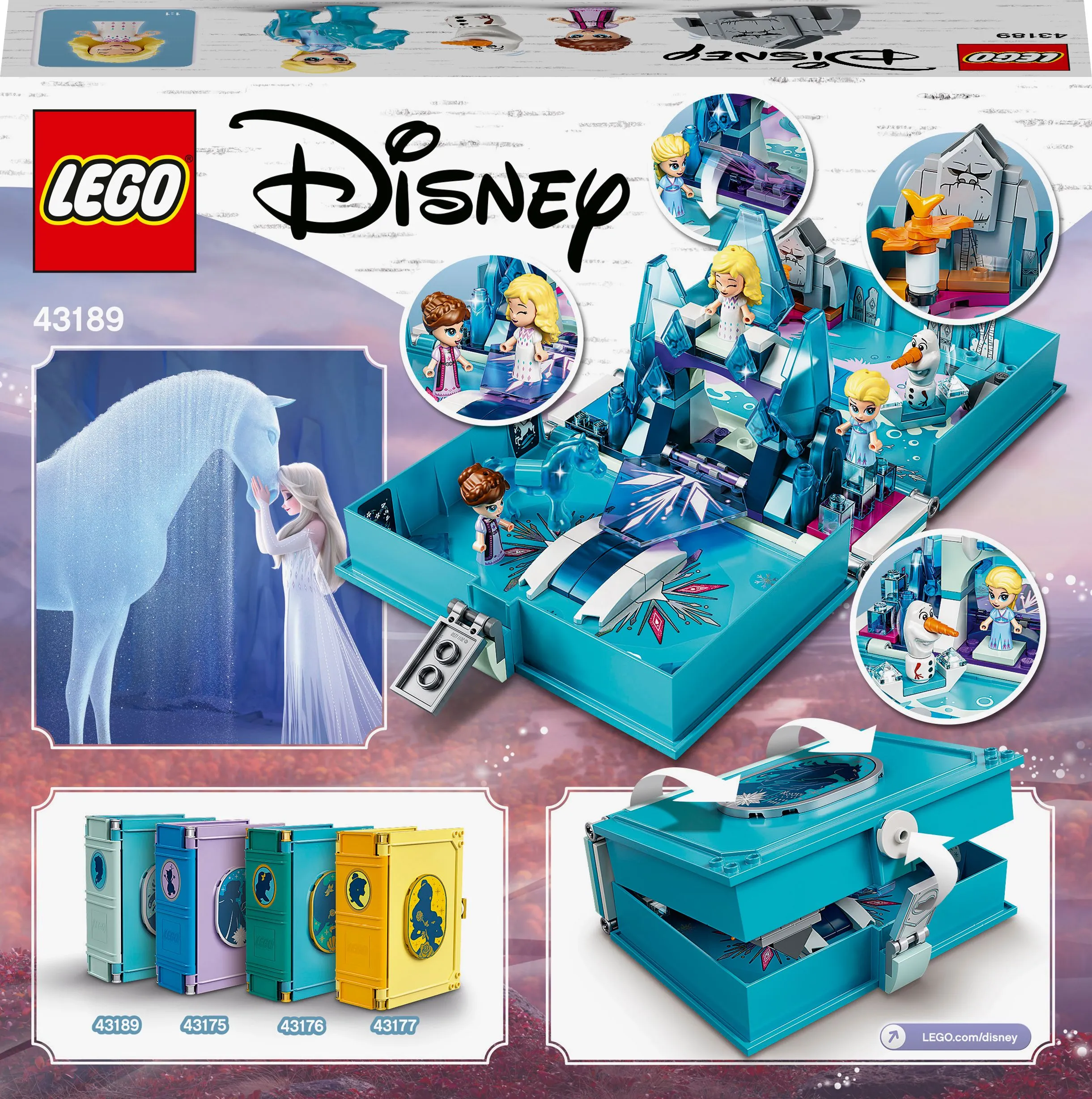 Lego Disney Elsa's fairy tale book 43189