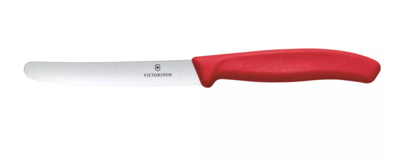 Victorinox Swiss Classic tomaatti- ja pöytäveitsi, 11 cm, punainen