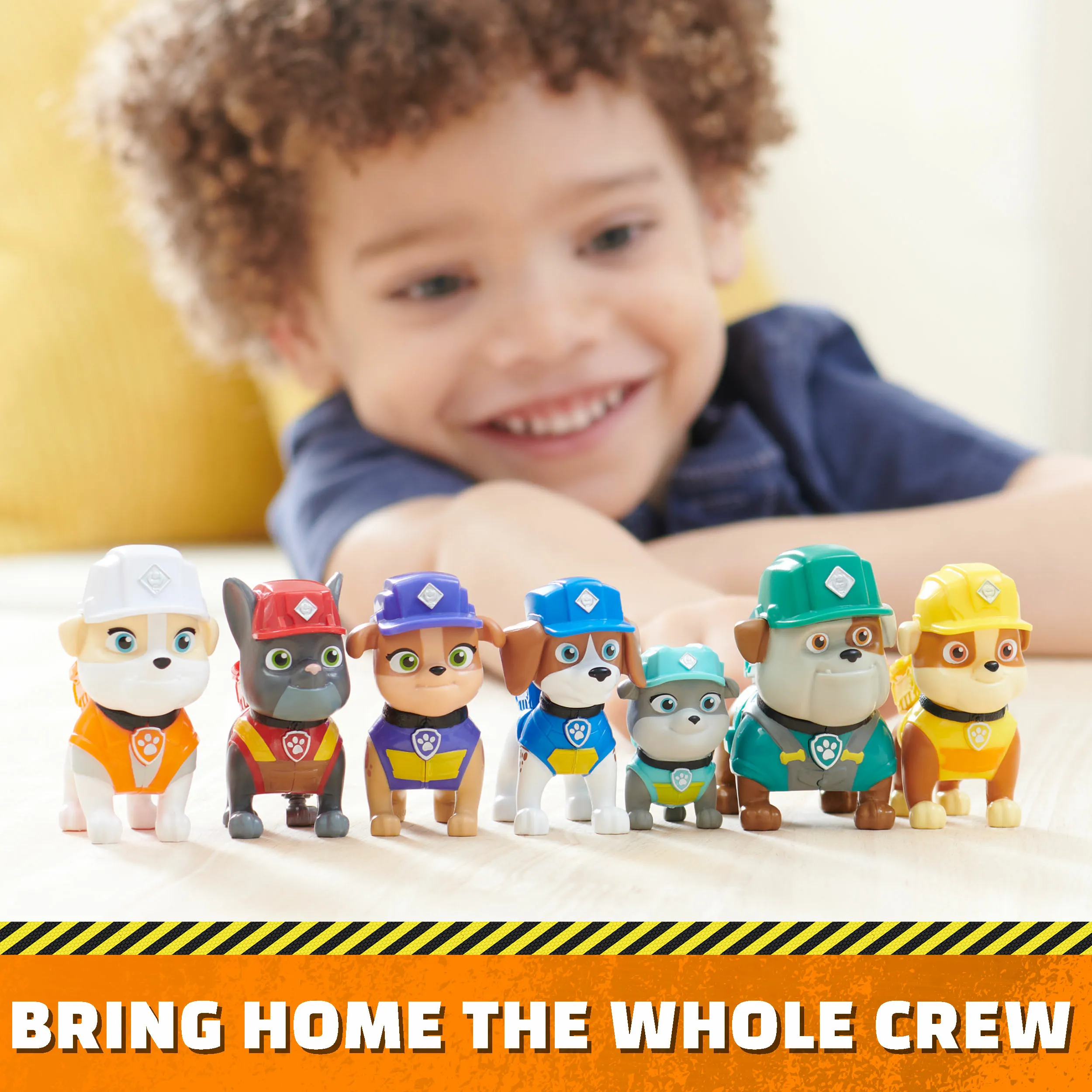 Spin Master Rubble & Crew - Toy Figure Gift Set with 7 Dog Figures