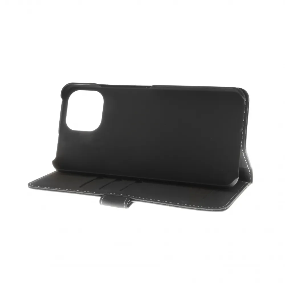 Insmat Flip Case, Xiaomi Mi 11 Lite -lompakkokotelo, Musta