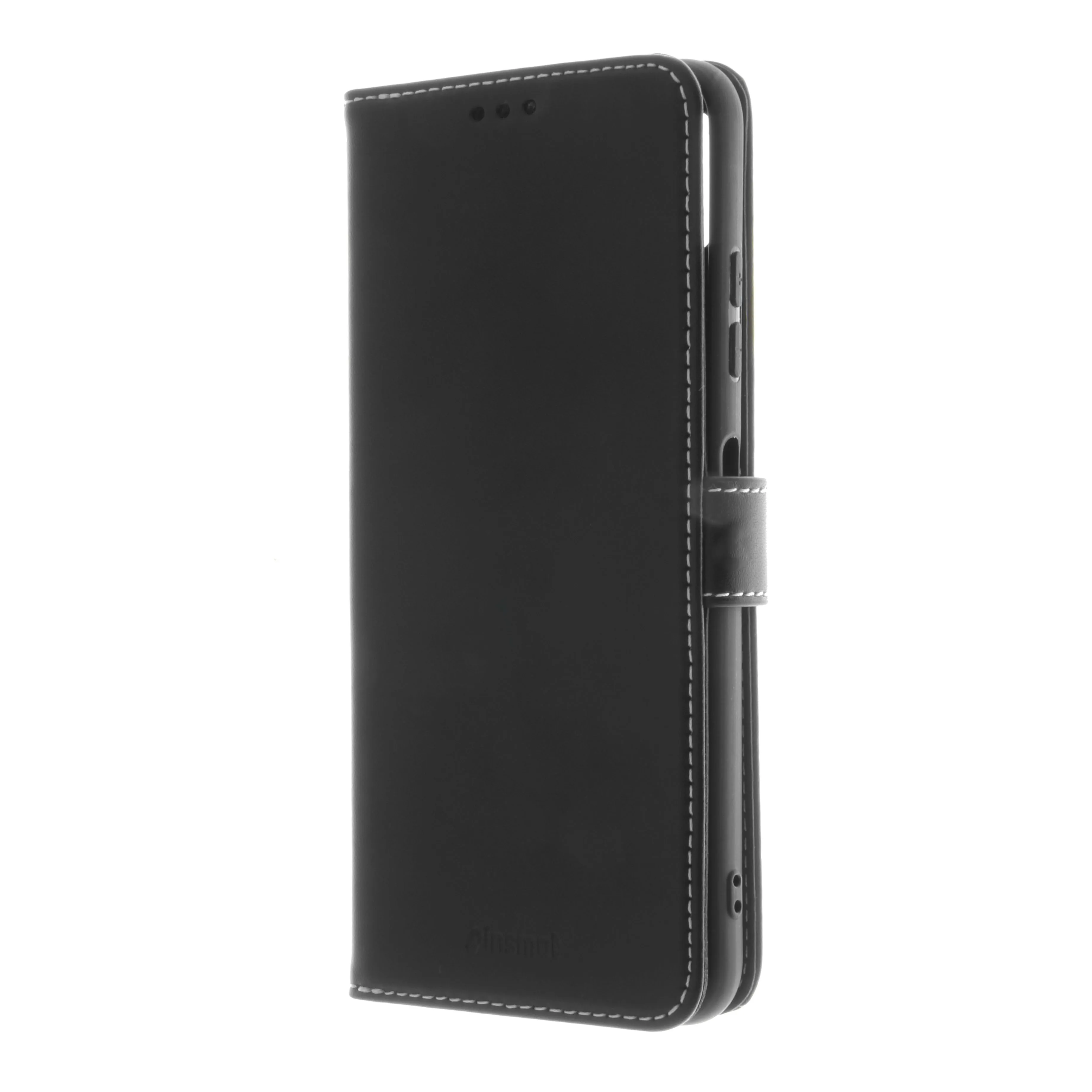 Insmat Flip Case, Galaxy A22 5G - Wallet Case, Black