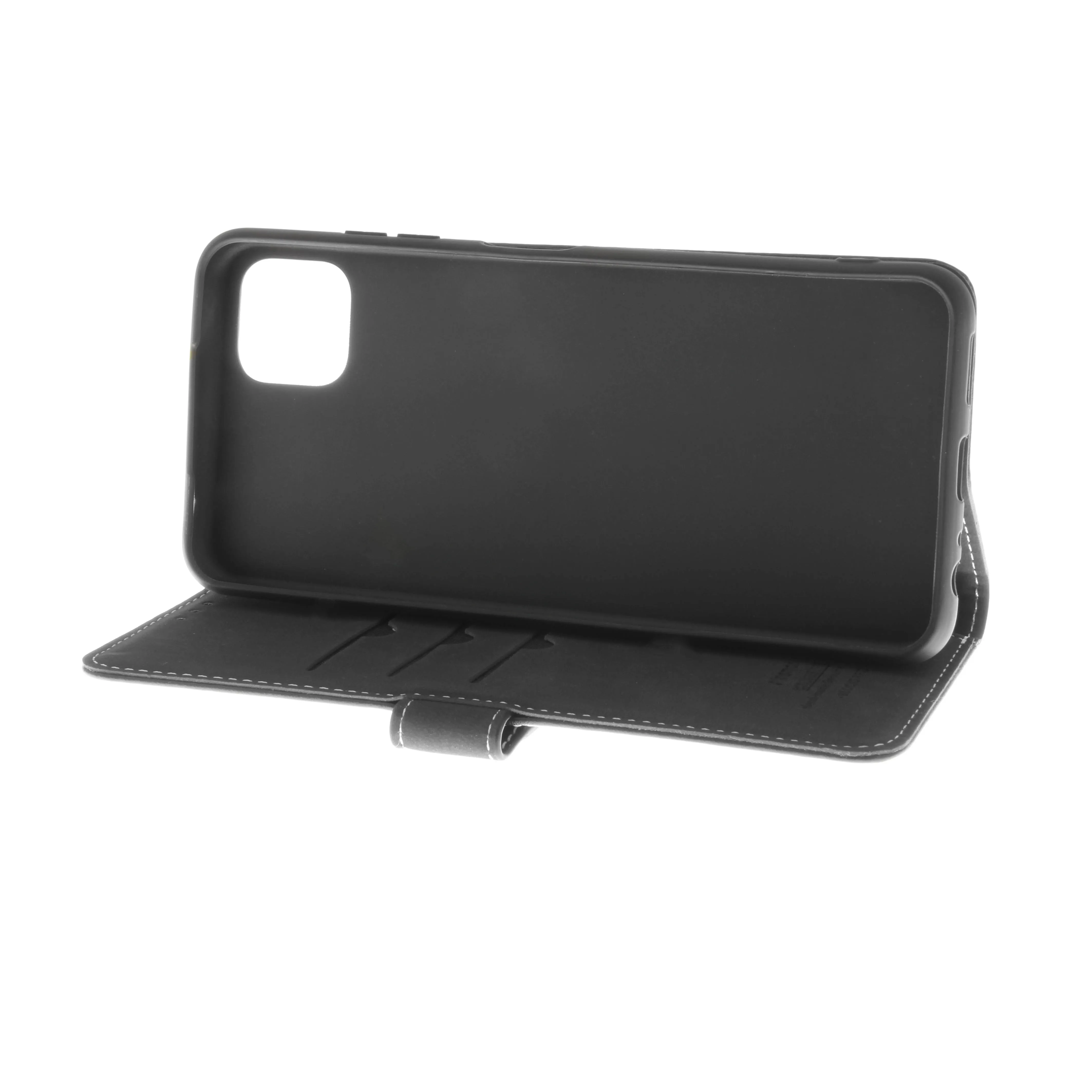 Insmat Flip Case, Galaxy A22 5G - Wallet Case, Black
