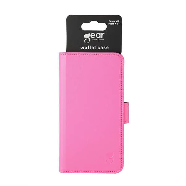 GEAR Wallet, iPhone XR -lompakkokotelo, Vaaleanpunainen