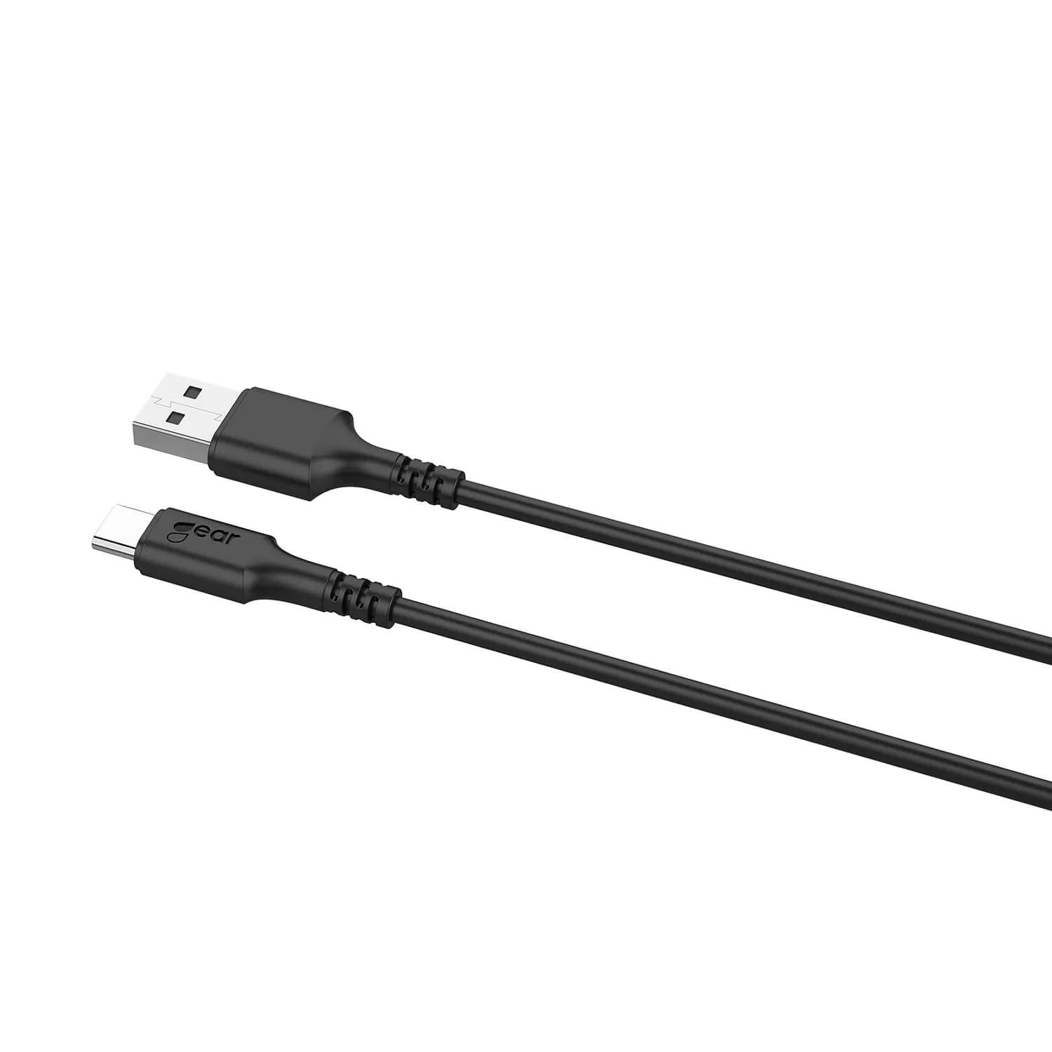 GEAR Laturi 12-24V 2xUSB 3.4A Musta USB-C 2.0 Johto 1m