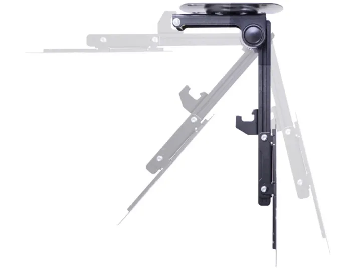 Multibrackets M VESA Flip Down - Asennuspakkaus (asennuslevy, kiinnitysvarsi) tuotteelle LCD-n&auml;ytt&ouml; - musta -n&auml;yt&ouml;n koko: 15&quot;-37&quot; - kattoasennettava, kaapin all