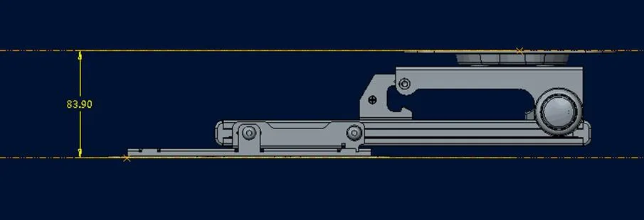 Multibrackets M VESA Flip Down - Asennuspakkaus (asennuslevy, kiinnitysvarsi) tuotteelle LCD-n&auml;ytt&ouml; - musta -n&auml;yt&ouml;n koko: 15&quot;-37&quot; - kattoasennettava, kaapin all